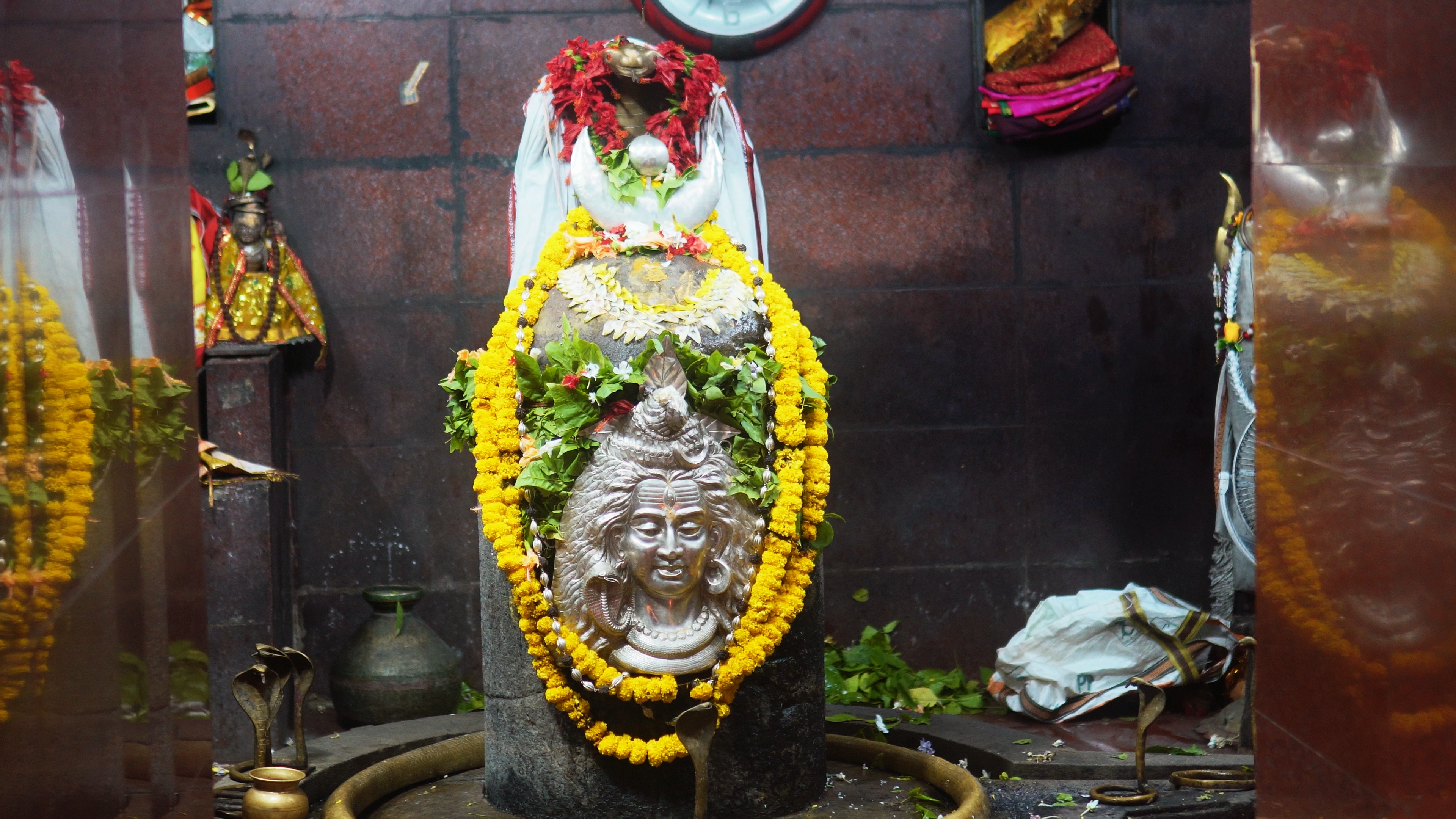 Shrine at Dhableshwar Temple near Dhauli