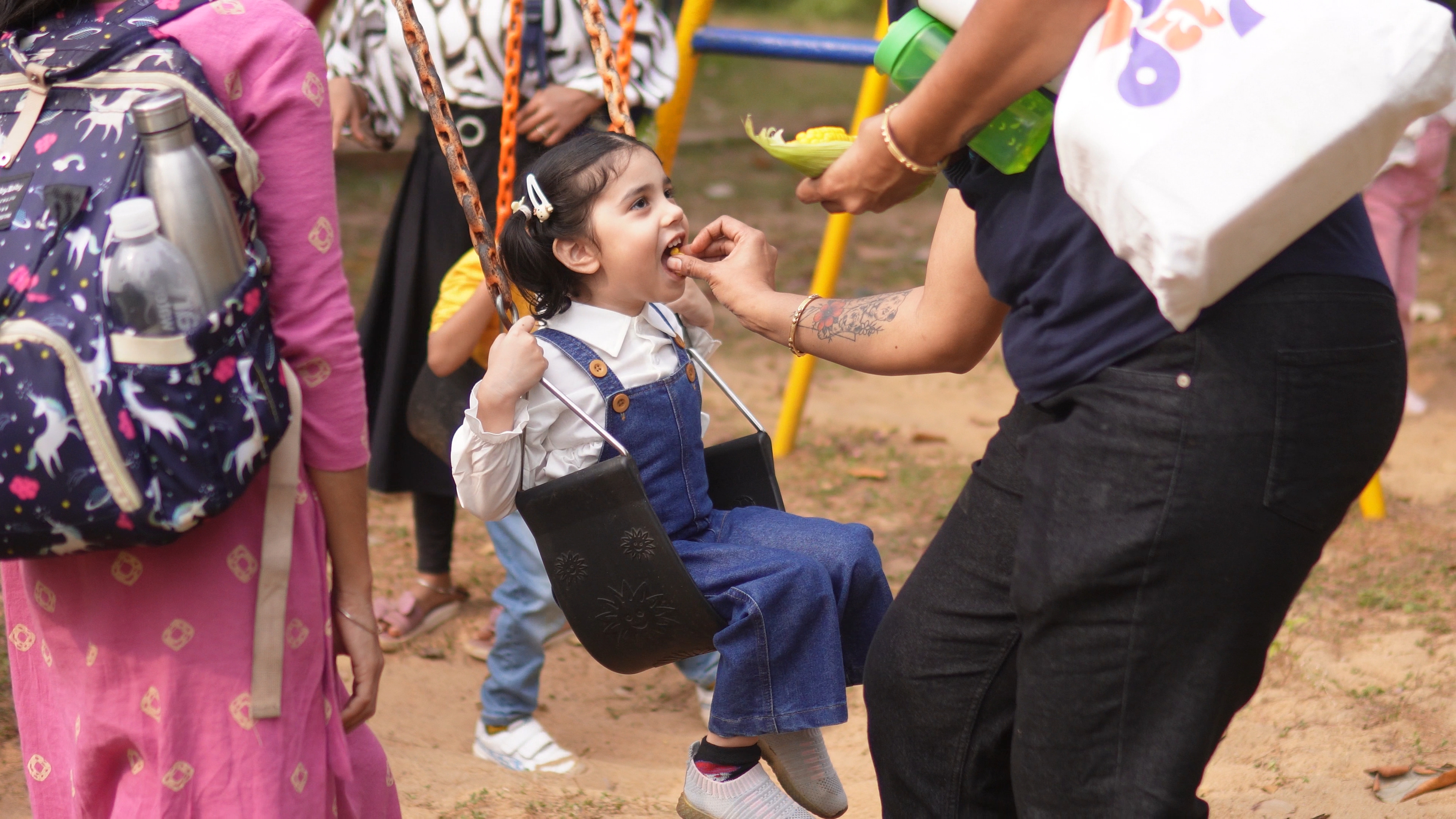 Children playing at the Children's Park