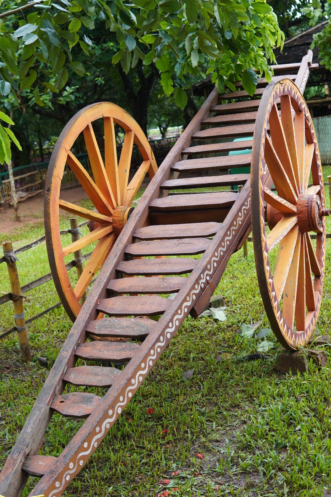 Bullock cart near Ekamra Kanan Bhubaneswar