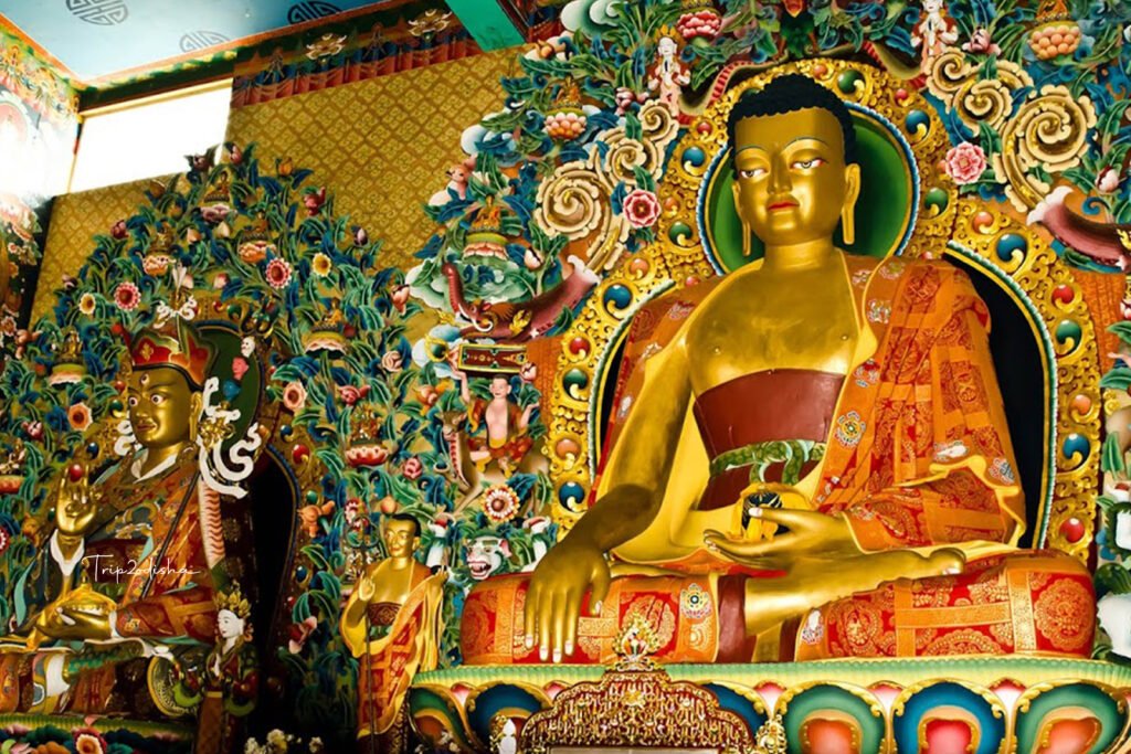 Buddha idol at Jirang monastery